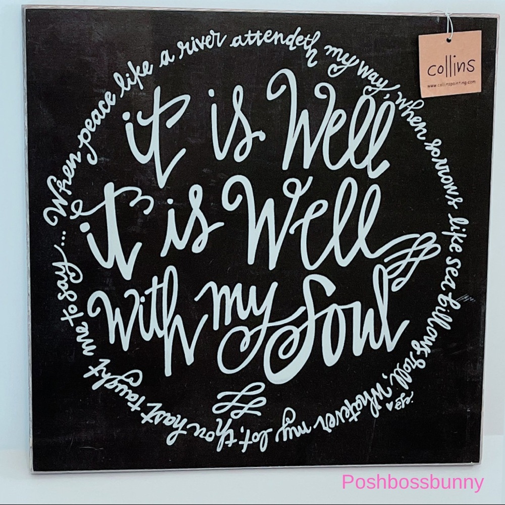 It Is Well With My Soul Wall Decoration